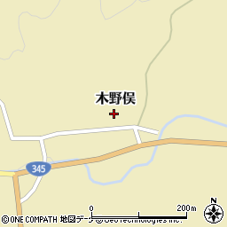 山形県鶴岡市木野俣乙219周辺の地図