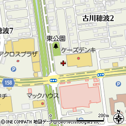 ファミリーマート古川穂波店周辺の地図