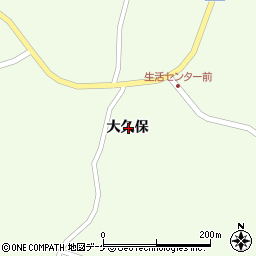 宮城県遠田郡涌谷町上郡大久保周辺の地図