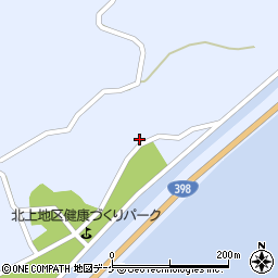 宮城県石巻市北上町十三浜菖蒲田周辺の地図