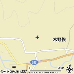 山形県鶴岡市木野俣乙171周辺の地図