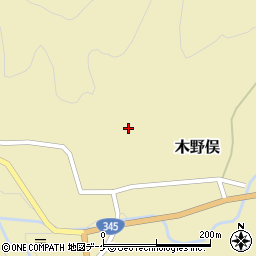 山形県鶴岡市木野俣乙632周辺の地図