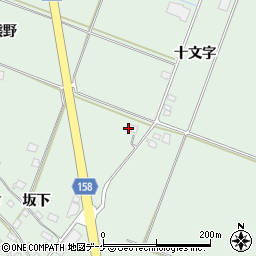 宮城県大崎市古川飯川十文字周辺の地図