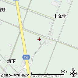 宮城県大崎市古川飯川（十文字）周辺の地図