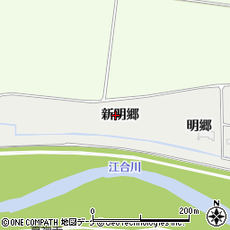 宮城県遠田郡美里町平針新明郷周辺の地図