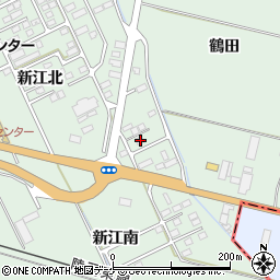 宮城県大崎市古川鶴ケ埣新江北121-6周辺の地図