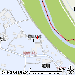 宮城県遠田郡美里町関根道明46周辺の地図