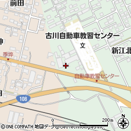 宮城県大崎市古川鶴ケ埣新江北19周辺の地図