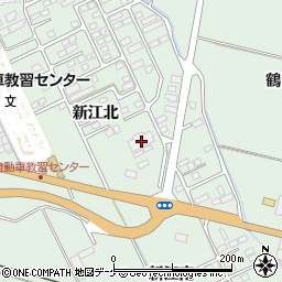 宮城県大崎市古川鶴ケ埣新江北110周辺の地図