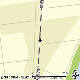 宮城県登米市豊里町東細沼周辺の地図