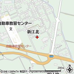 宮城県大崎市古川鶴ケ埣新江北74周辺の地図