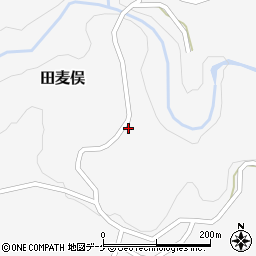 山形県鶴岡市田麦俣蟻腰100周辺の地図