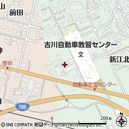 宮城県大崎市古川鶴ケ埣新江北16周辺の地図