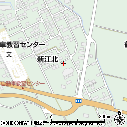 宮城県大崎市古川鶴ケ埣新江北109周辺の地図