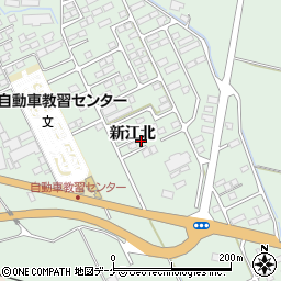 宮城県大崎市古川鶴ケ埣新江北75周辺の地図