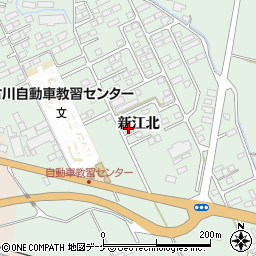 宮城県大崎市古川鶴ケ埣新江北76-1周辺の地図