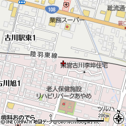 富士フイルムビジネスイノベーションジャパン株式会社　宮城支社古川営業所周辺の地図