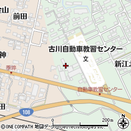 宮城県大崎市古川鶴ケ埣新江北14周辺の地図