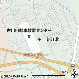 宮城県大崎市古川鶴ケ埣新江北60周辺の地図