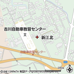 宮城県大崎市古川鶴ケ埣新江北60-2周辺の地図