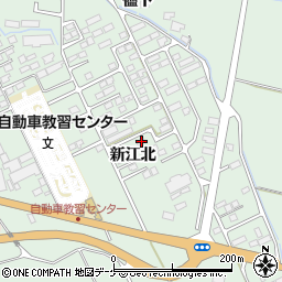 宮城県大崎市古川鶴ケ埣新江北190周辺の地図