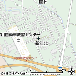 宮城県大崎市古川鶴ケ埣新江北191-18周辺の地図