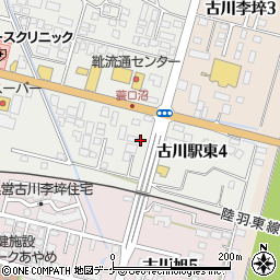 赤から古川店周辺の地図