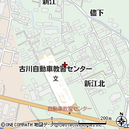 宮城県大崎市古川鶴ケ埣新江北56-2周辺の地図