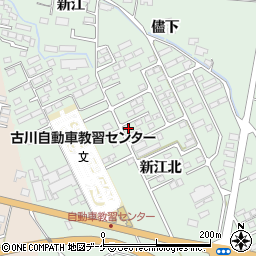 宮城県大崎市古川鶴ケ埣新江北81-1周辺の地図