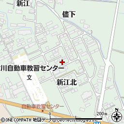 宮城県大崎市古川鶴ケ埣新江北192-4周辺の地図