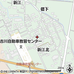宮城県大崎市古川鶴ケ埣新江北81周辺の地図