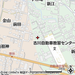 宮城県大崎市古川鶴ケ埣新江北6周辺の地図