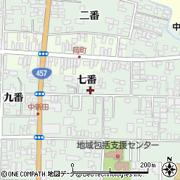 宮城県加美郡加美町町裏七番34周辺の地図