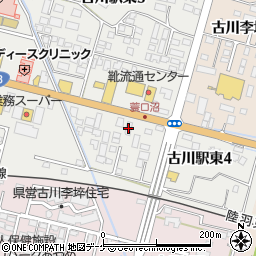 古川駅東４丁目アパート周辺の地図
