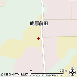 宮城県加美郡加美町鹿原前田19-2周辺の地図