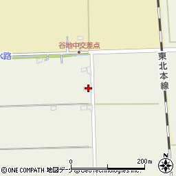 宮城県大崎市田尻北小牛田平針道東104周辺の地図