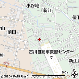 宮城県大崎市古川鶴ケ埣新江北39-2周辺の地図