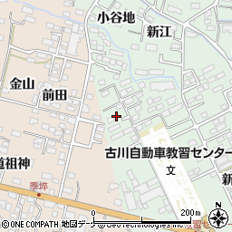 宮城県大崎市古川鶴ケ埣新江北5周辺の地図