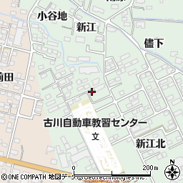 宮城県大崎市古川鶴ケ埣新江北52周辺の地図