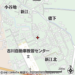 宮城県大崎市古川鶴ケ埣新江北85周辺の地図