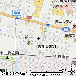 宮城ノーミ古川営業所周辺の地図
