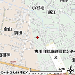 宮城県大崎市古川鶴ケ埣新江北4周辺の地図