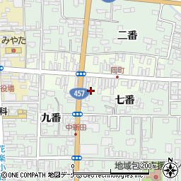 宮城県加美郡加美町岡町17周辺の地図