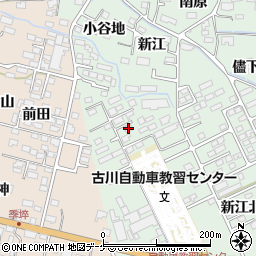 宮城県大崎市古川鶴ケ埣新江北40周辺の地図