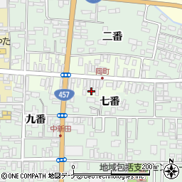 宮城県加美郡加美町岡町21周辺の地図