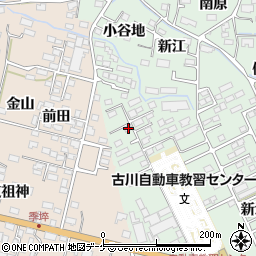 宮城県大崎市古川鶴ケ埣新江北4-1周辺の地図