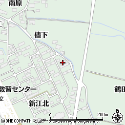 宮城県大崎市古川鶴ケ埣新江北198-8周辺の地図