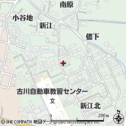宮城県大崎市古川鶴ケ埣新江北86周辺の地図