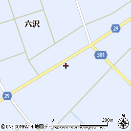 山形県尾花沢市六沢178周辺の地図