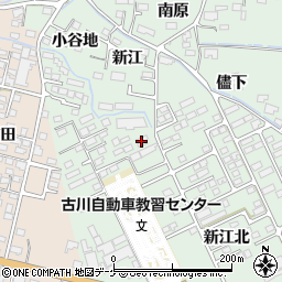 宮城県大崎市古川鶴ケ埣新江北51周辺の地図